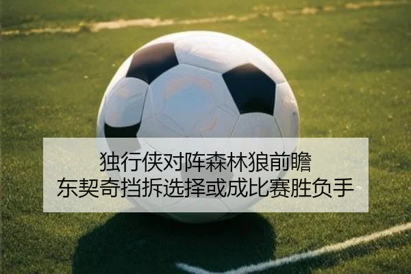 独行侠对阵森林狼前瞻 东契奇挡拆选择或成比赛胜负手